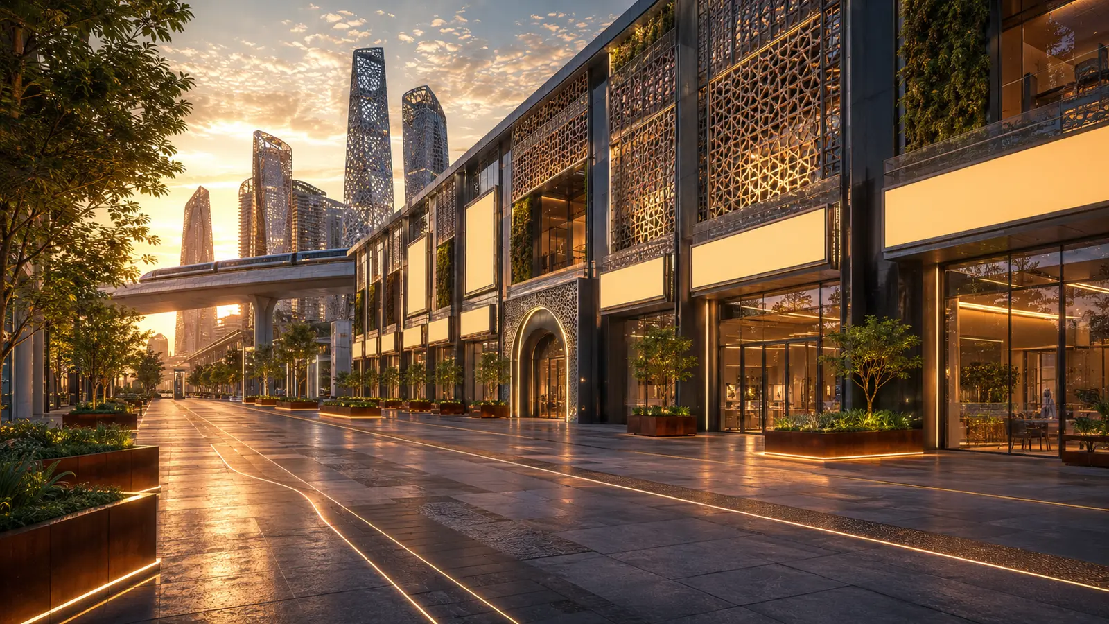 Block 296 commercial shops — artistic impression